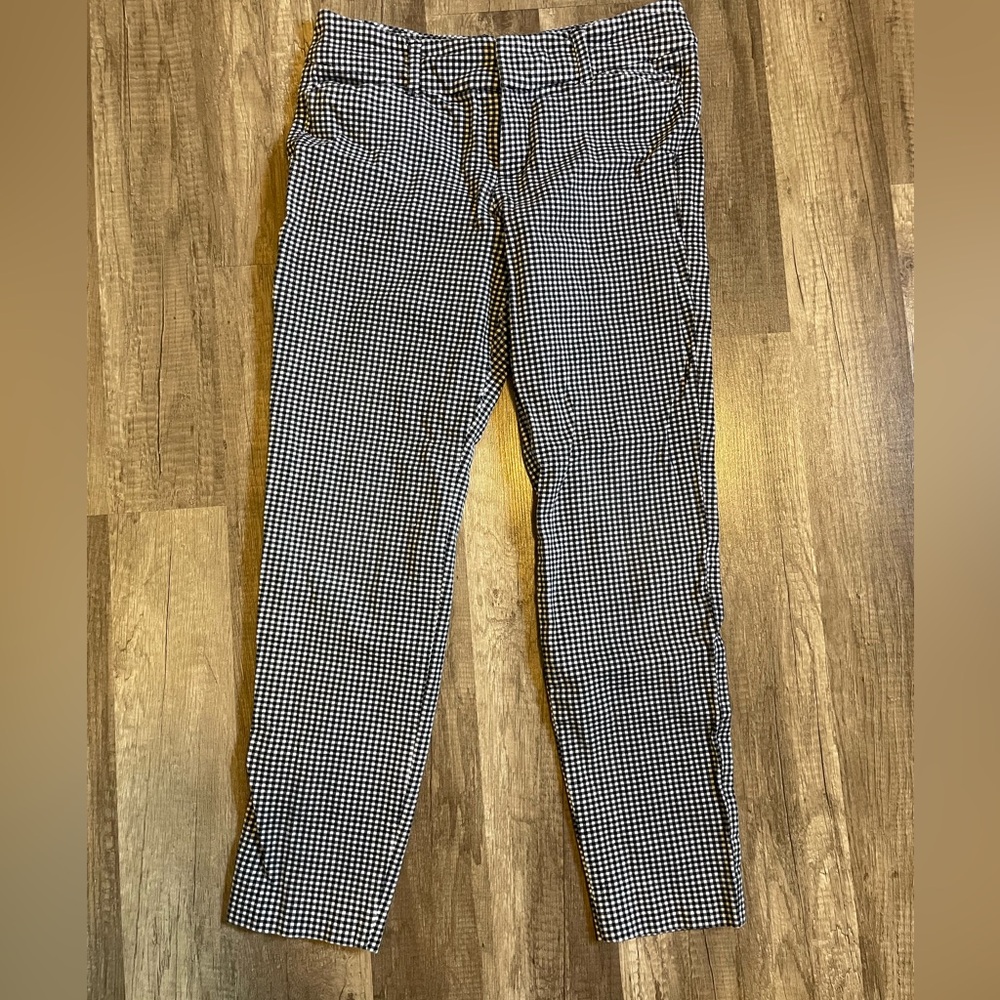 Old Navy black/white checker pant